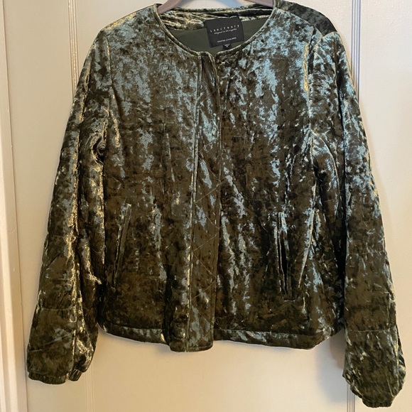 Cute velour bomber jacket - Picture 1 of 4